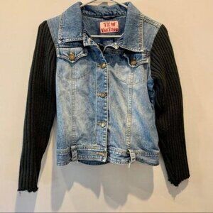 TKW VINTAGE brand, Women's Blue Jean Jacket, M